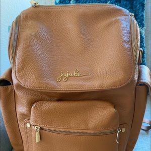 JujuBe Brown Leather Backpack